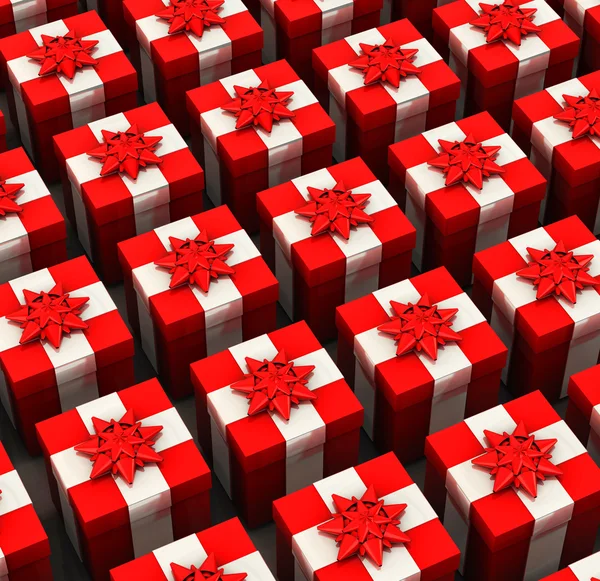 3d gifts boxs — Stock Photo, Image