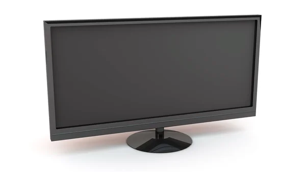 TV LCD monitor in 3d — Foto Stock