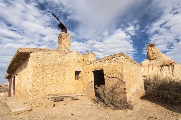 Woestijn van het reales bardenas in Navarra — Stockfoto