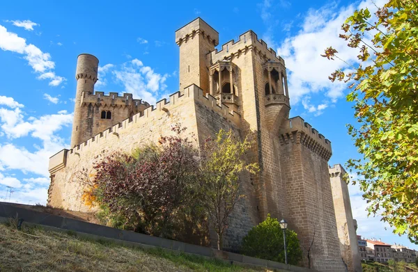 Kastély Olite, Navarra — Stock Fotó