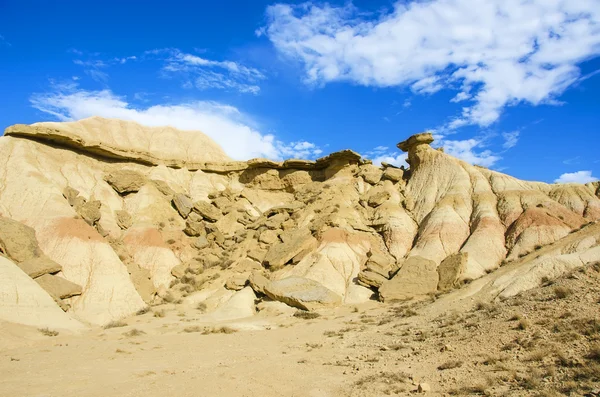 Öken av bardenas reales i Navarra — Stockfoto