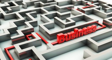 3D-doolhof en business