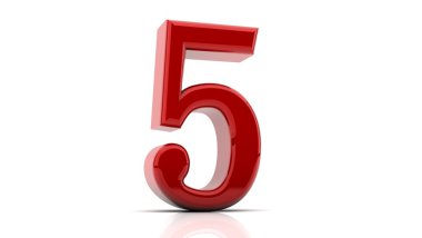 3D sayısı beş
