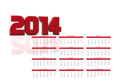 2014 takvim