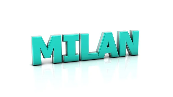 Milán en 3d — Foto de Stock
