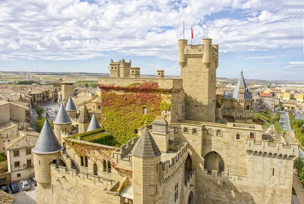 Olite kasteel in navarra, Spanje — Stockfoto