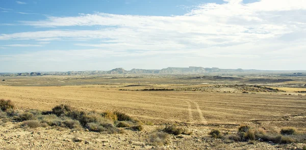 Pustyni bardenas reales w regionie Nawarra — Zdjęcie stockowe