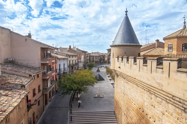 Olite v nacarra, Španělsko — Stock fotografie