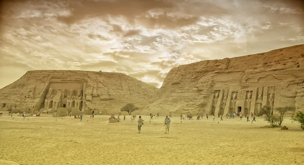 Abu simbel in Ägypten. Tonfotofilm — Stockfoto