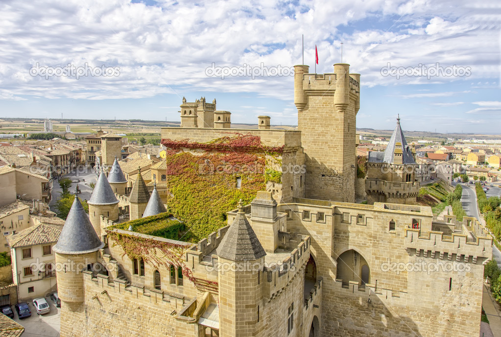 Olite Castle in Navarra, Spain