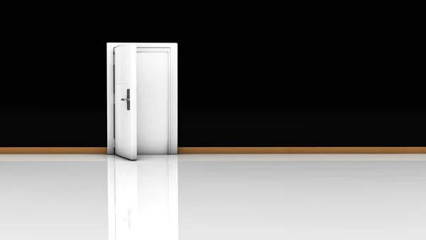 3d door open — Stock Photo, Image