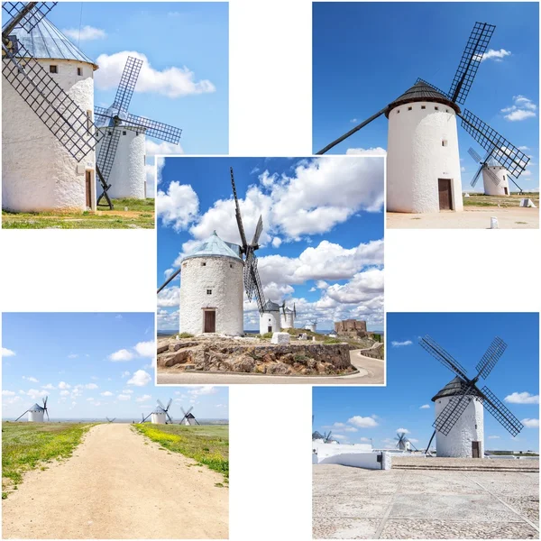 Traditionella vindkraftverk — Stockfoto
