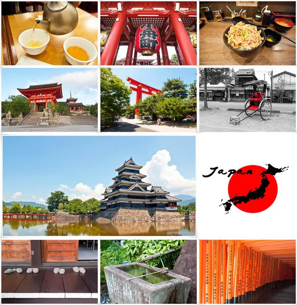 Japanische Collage — Stockfoto