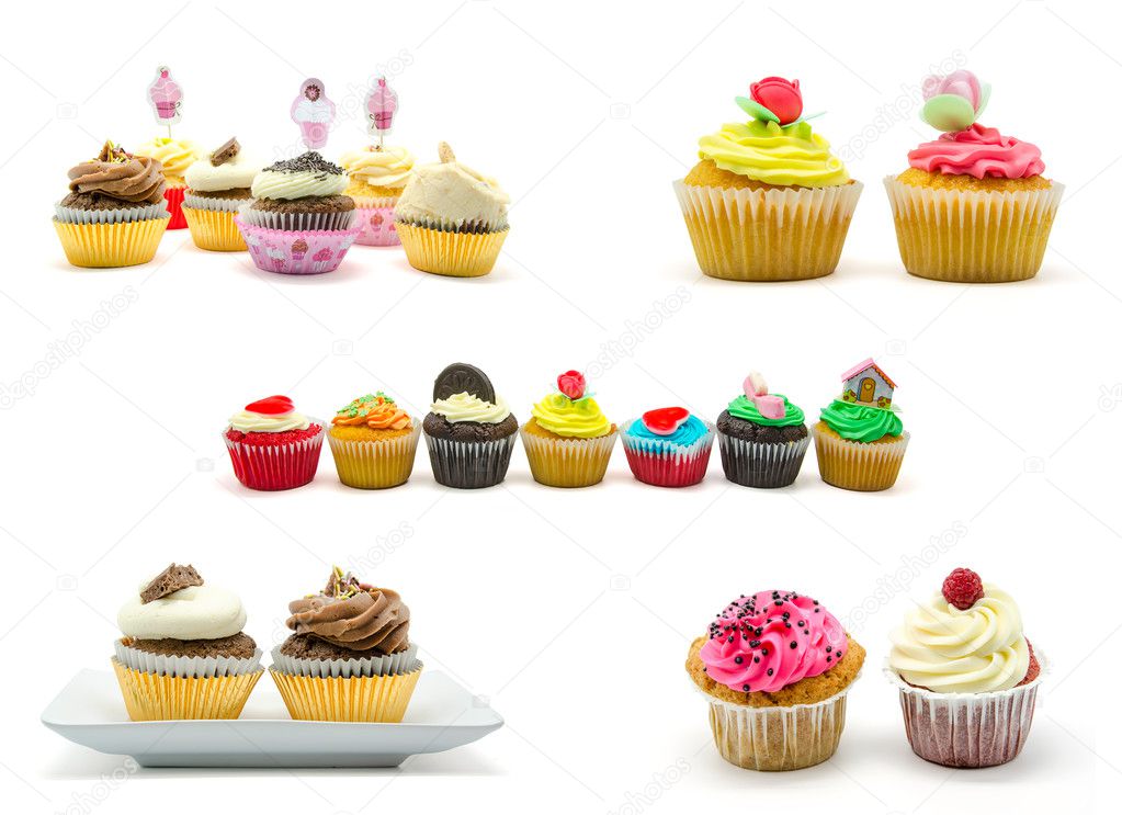 Cupcakes collage