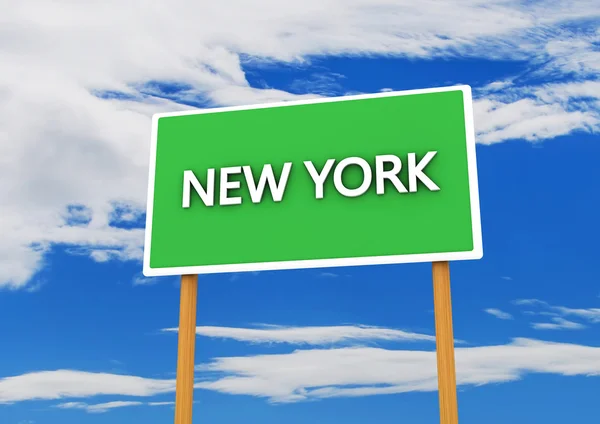 Signo de Nueva York — Foto de Stock