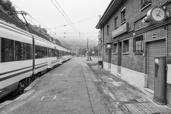 Järnvägsstation — Stockfoto