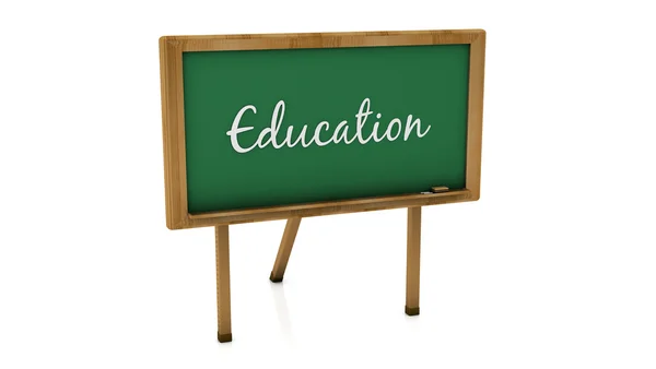 3d education slate — Stock Photo, Image