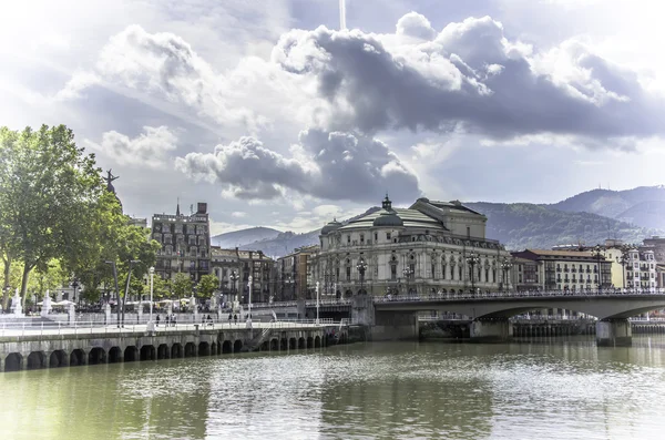 Das arriaga theater in bilbao, spanien — Stockfoto