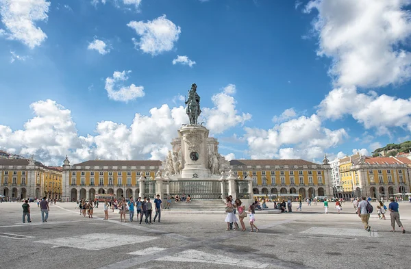 Commerce square at Lisbon — Stock Photo, Image