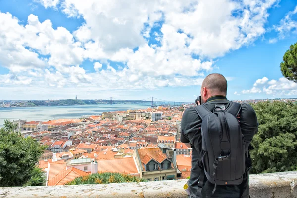 Панорамним видом на Лісабон — стокове фото