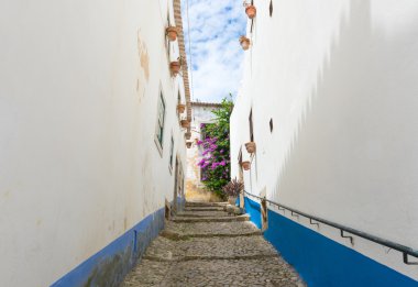 obidos, Portekiz sokak