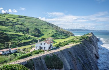 kayalıklardan zumaia, İspanya