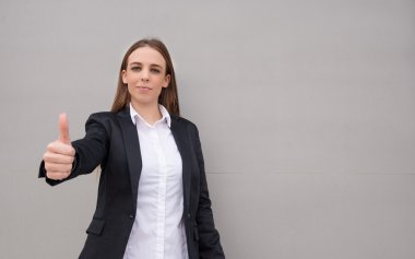 Pozitif iş kadını