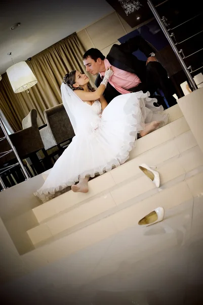 Young wedding couple — Stock Photo, Image