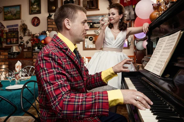 retro tarzı düğün