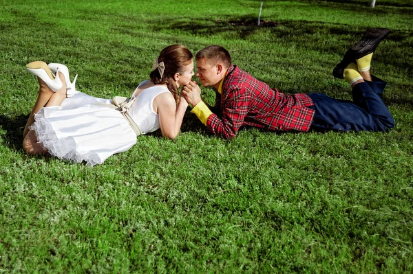 Casamento em estilo retro — Fotografia de Stock