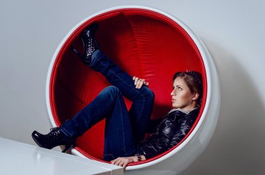 Kız akıllı bir Café