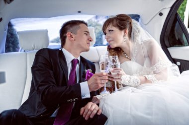 Düğün? şampanya arabada içki ouple