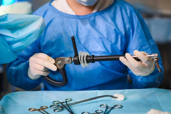Лапароскопическая Хирургия Использованием Эндоскопа Современная Хирургия Минимально Инвазивная Операция — стоковое фото
