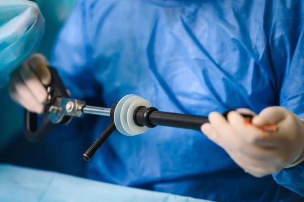 腹腔镜手术使用内窥镜 现代外科 微创手术 — 图库照片