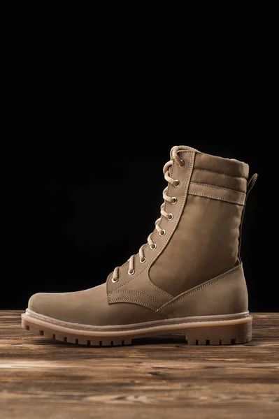 Beige Leather Summer Boots Soldiers Tactical Shoes Military Men — 스톡 사진