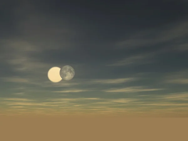 月蚀 — 图库照片