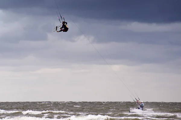 Kitesurfing — Stock fotografie