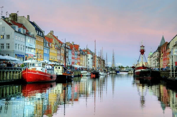 Nyhavn copenhagénio — Fotografia de Stock