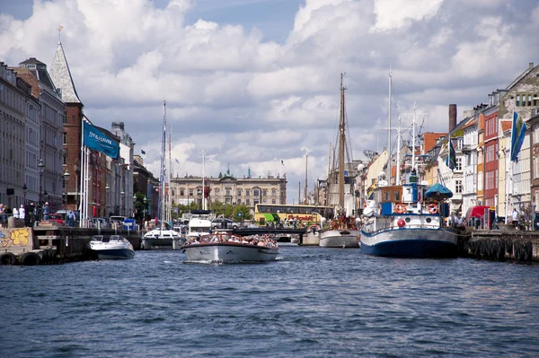 Nyhavn w Kopenhadze — Zdjęcie stockowe