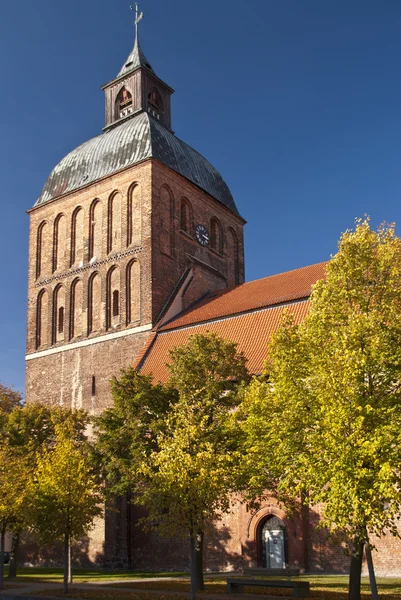 圣母教堂 ribnitz-damgarten — 图库照片