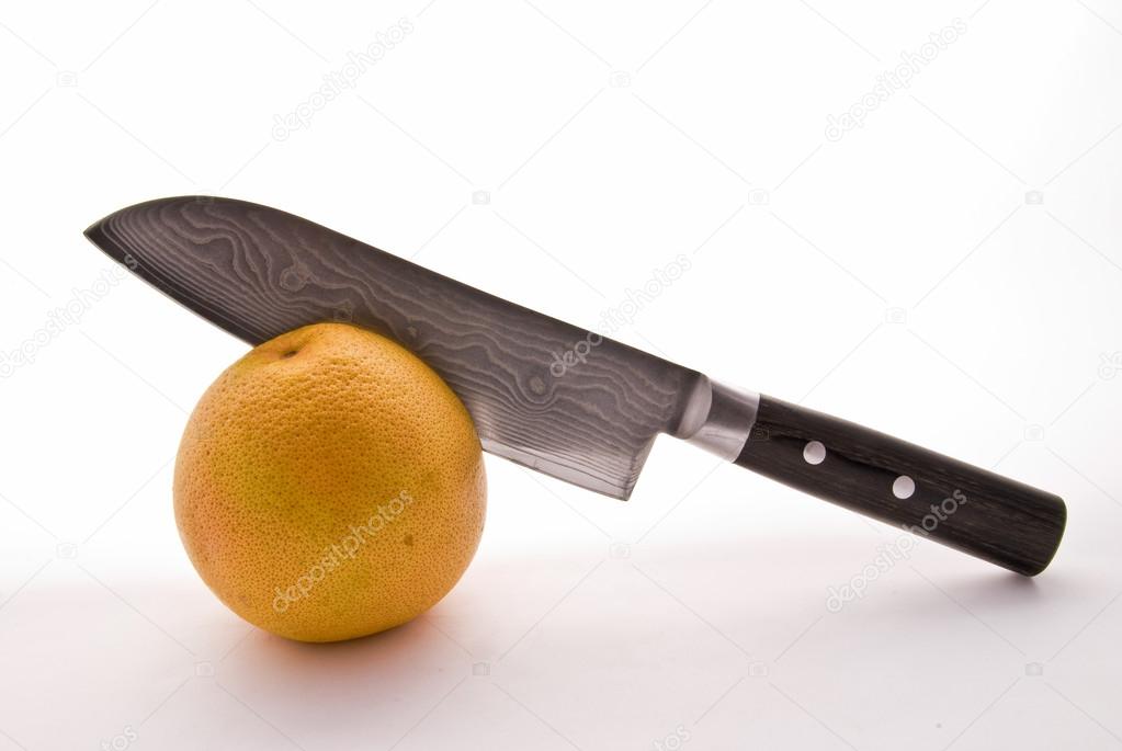 Orange and Knife