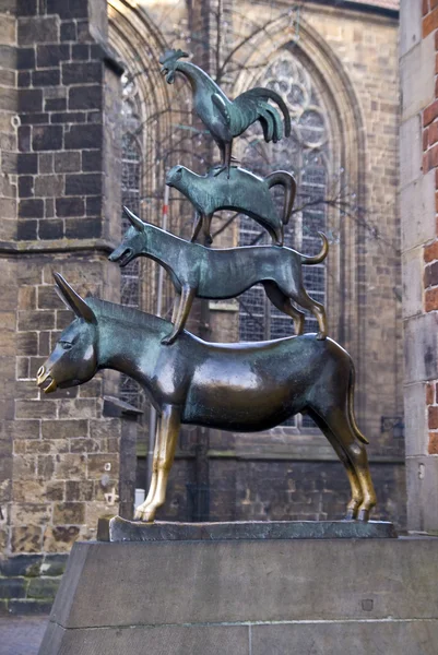 Bremen stad musiker — Stockfoto