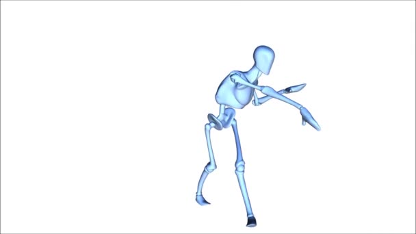 Posing Mannequin — Stock Video