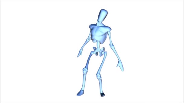 Posing Mannequin — Stock Video