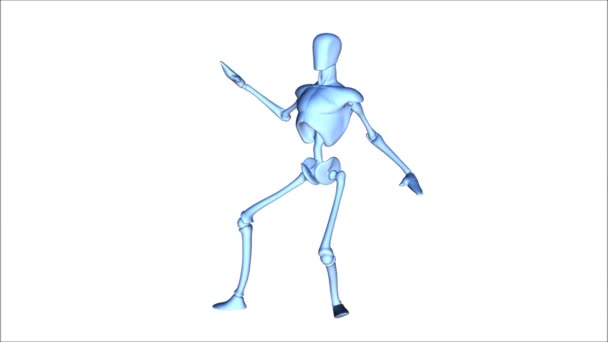 Posing Mannequin — Stock Video