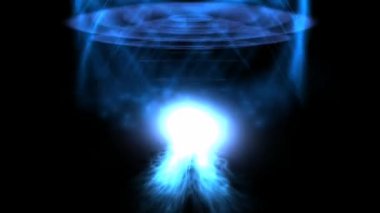 parlayan fütüristik renk soyut