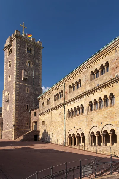 Wartburg slott i Tyskland — Stockfoto