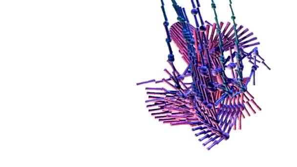 Formas geométricas abstractas — Vídeo de stock