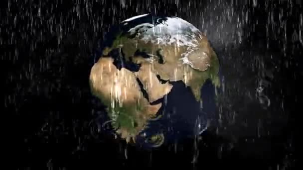 旋转的地球动画 — 图库视频影像