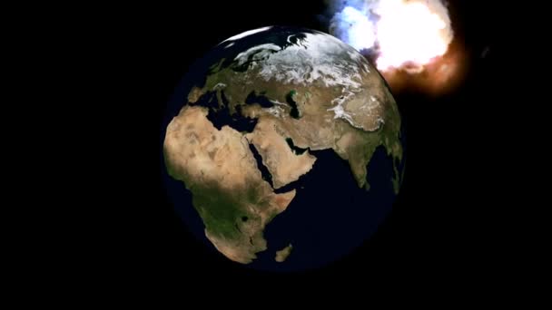 Animation de la Terre en rotation 